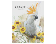 Зошит на скобі у клітинку 60гр обкл.картон птахи 80арк.А5