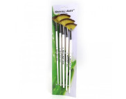 R Набір пензлів середн.жорсткості волос синтетика ВІЯЛОВІ (5 шт: №1, 2, 3, 4 , 5) у блістері