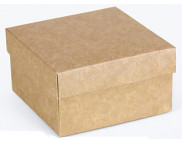 Коробка картонна порожня (з 3-х частин) "Преміум" № М0003-о20  90х90х50мм КРАФТ