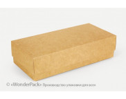 Коробка картонна порожня (з 2-х частин) "Пенал" № М0008-о22  200х95х50мм КРАФТ